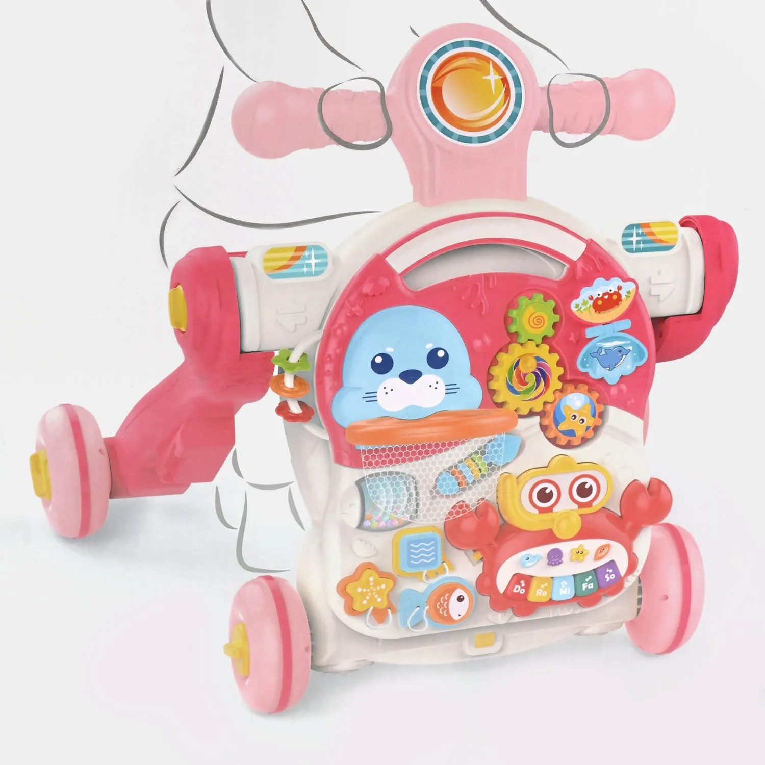 4 in 1 Baby Activity Walker