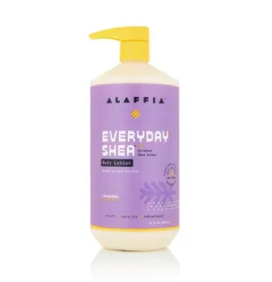 ALAFFIA Everyday Shea Lotion with Lavender 32oz