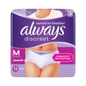 Always Discreet Pants Normal Medium 12 pcs