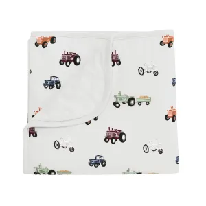 Baby Blanket in Tractor