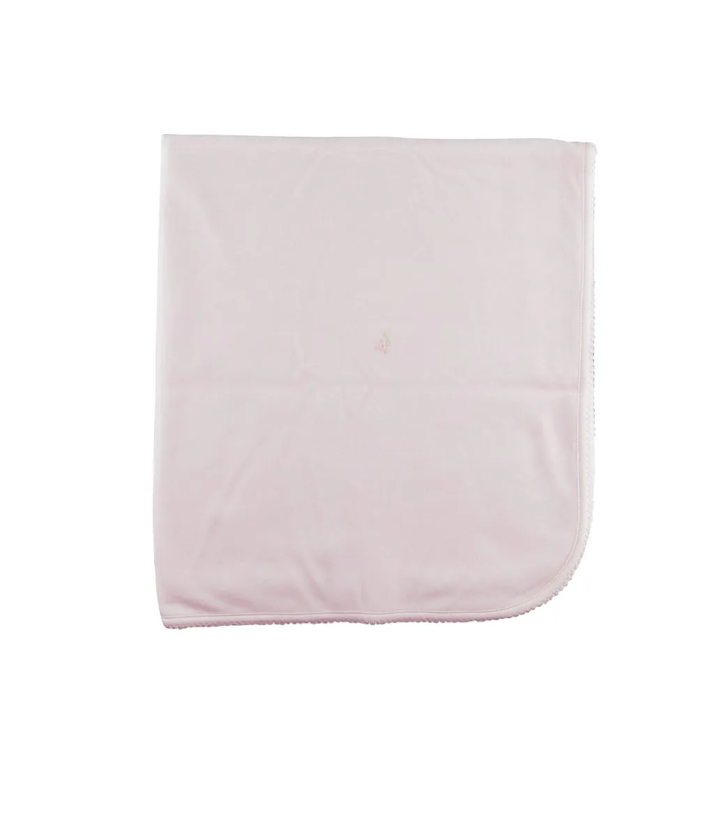 Baby Girl's Pink Rosebud Blanket