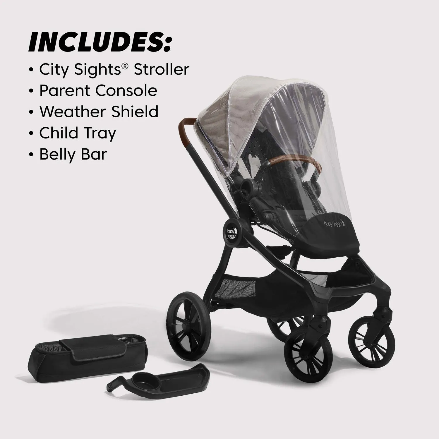 Baby Jogger City Sights Stroller All-In-One Bundle