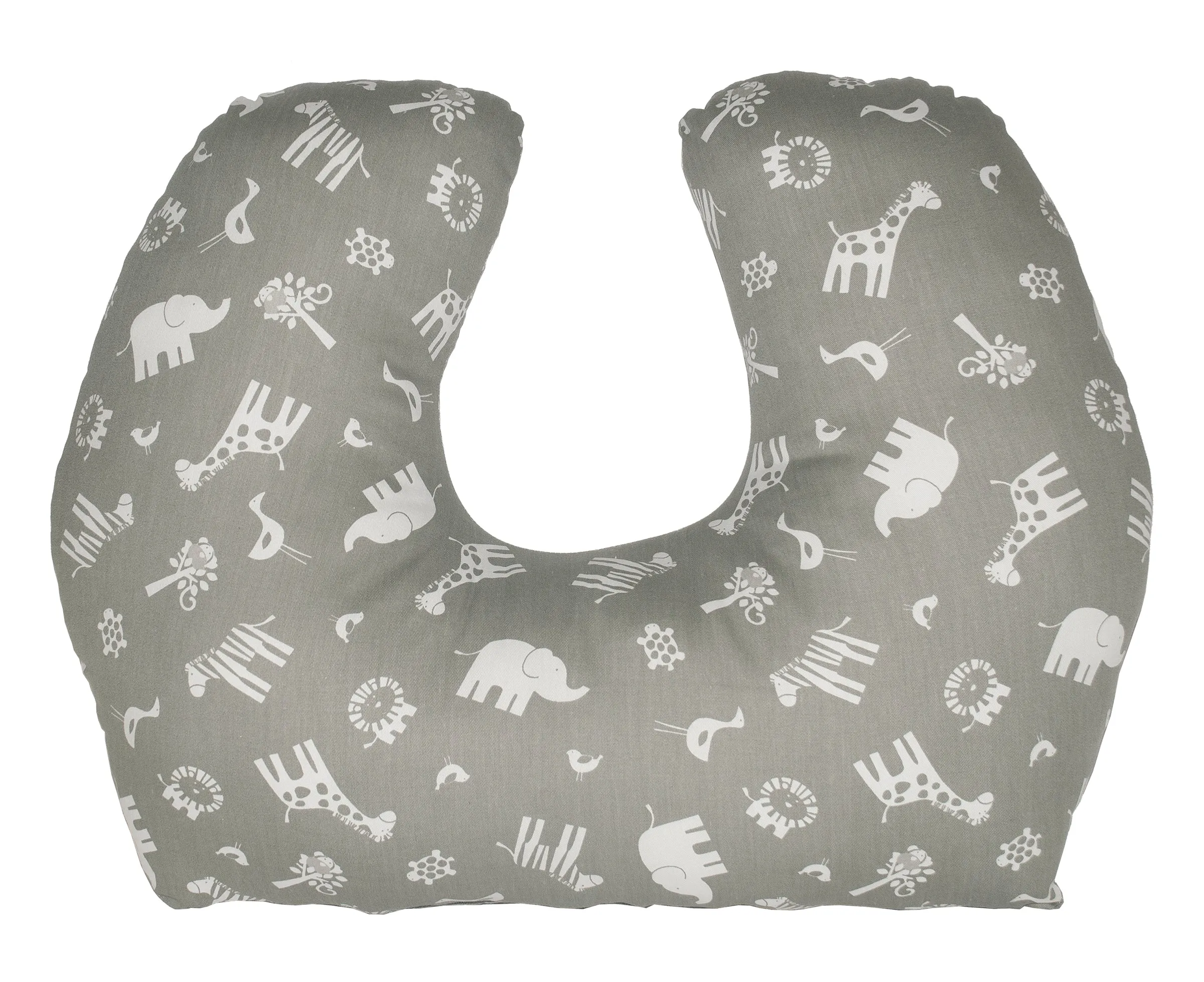 Baby Sitter Nursing and Play Cushion - Grey Jungle