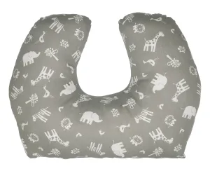 Baby Sitter Nursing and Play Cushion - Grey Jungle