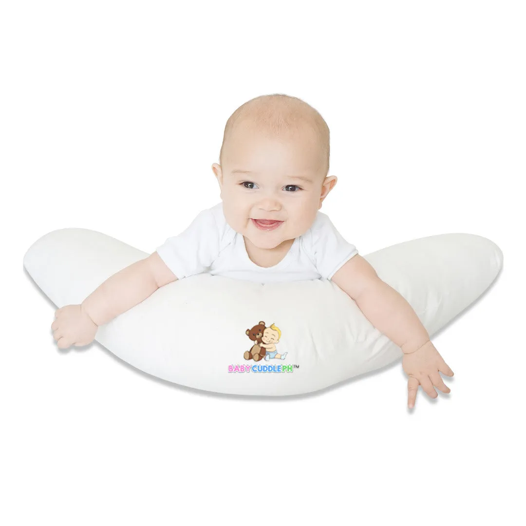 Babycuddle Nursing Pillow (Multi-use) - Anchor Stripes in White