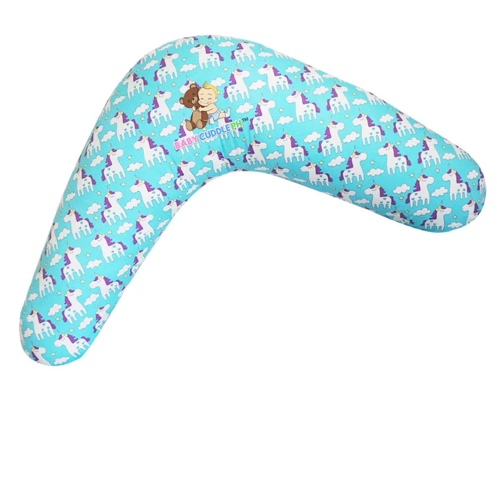 Babycuddle Nursing Pillow (Multi-use) - Little Unicorn in Blue