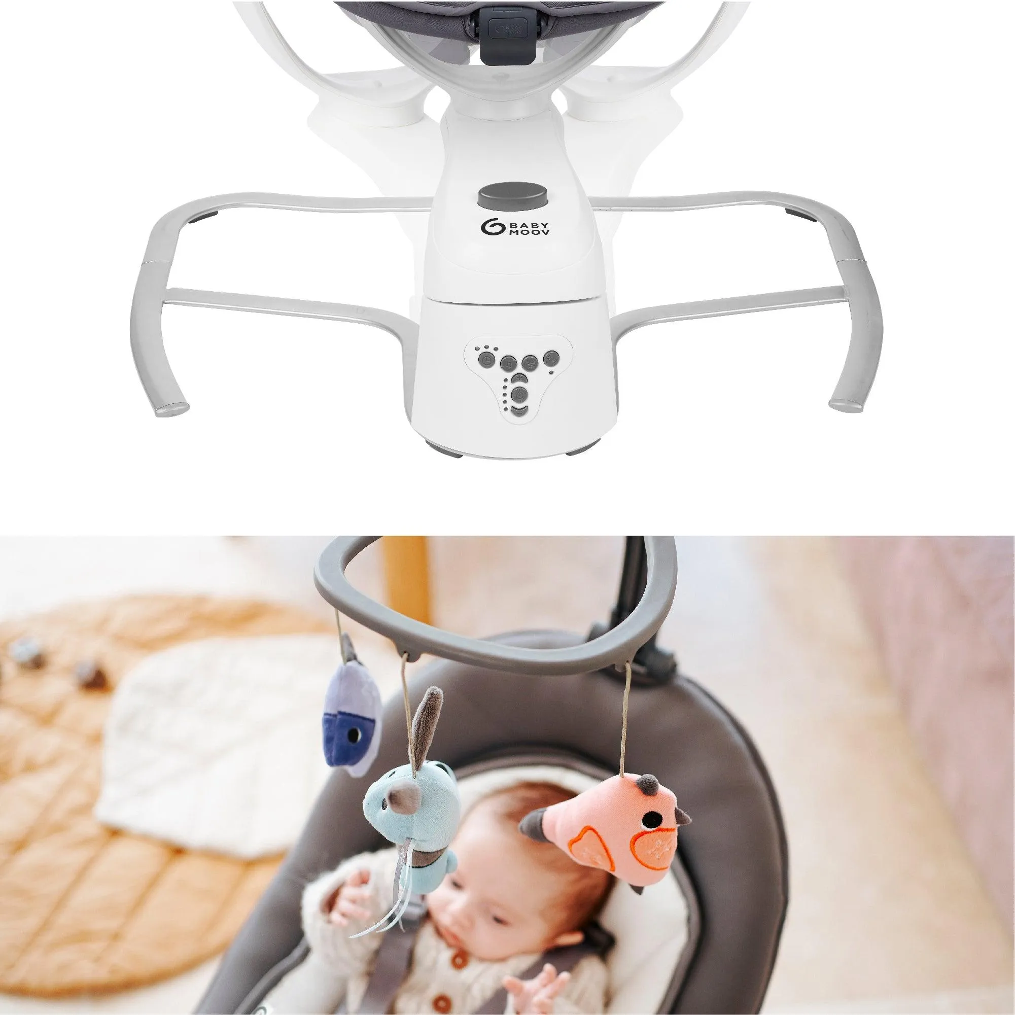 Babymoov Swoon Motion Electric 360° Baby Swing