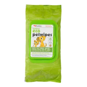 Bamboo Eco Petwipes, 80 ct