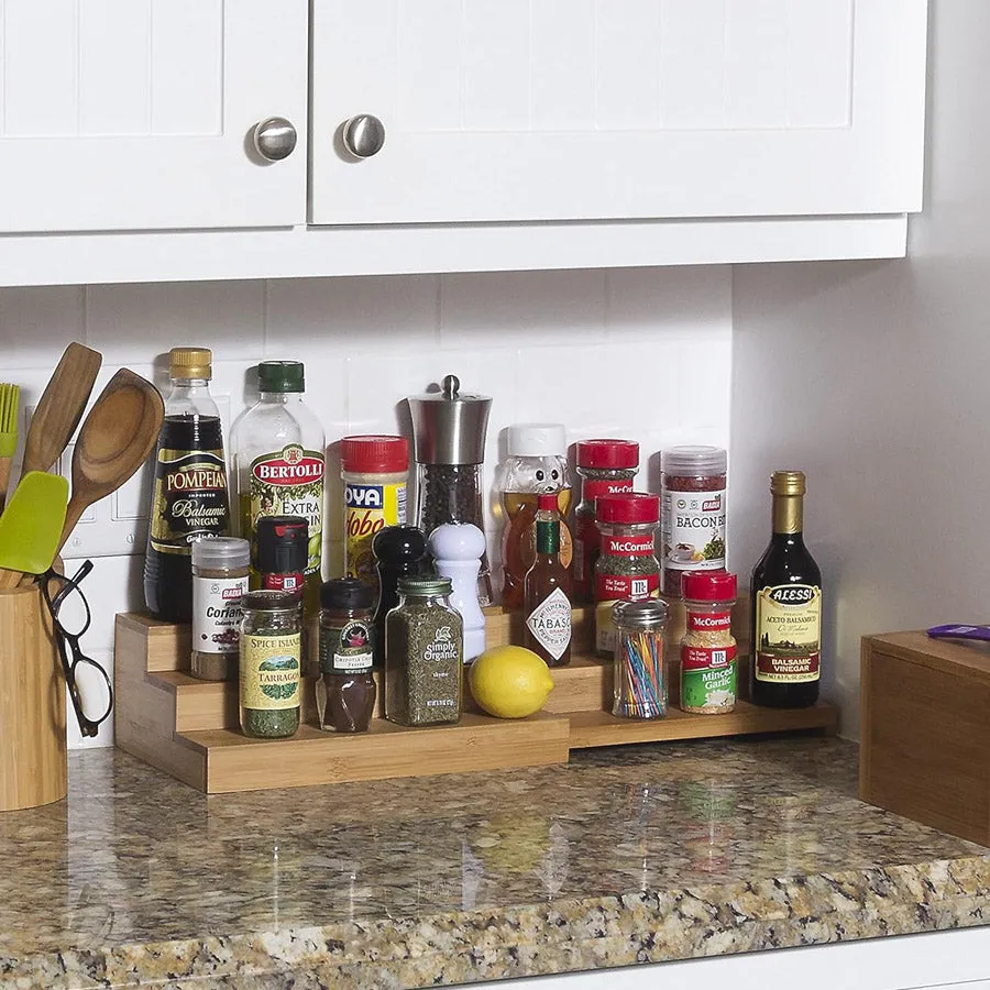 Bamboo Expandable Step Shelf