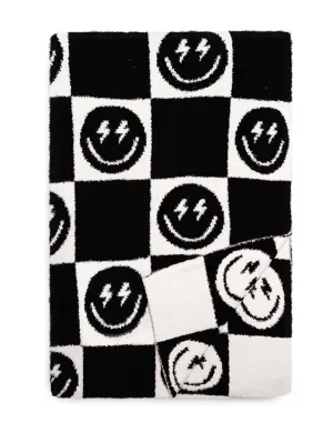 Black Bolt Smile Blanket