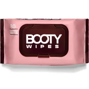 Booty Brand  For Women - 80 Flushable Wipes For Adults - Feminine Wet