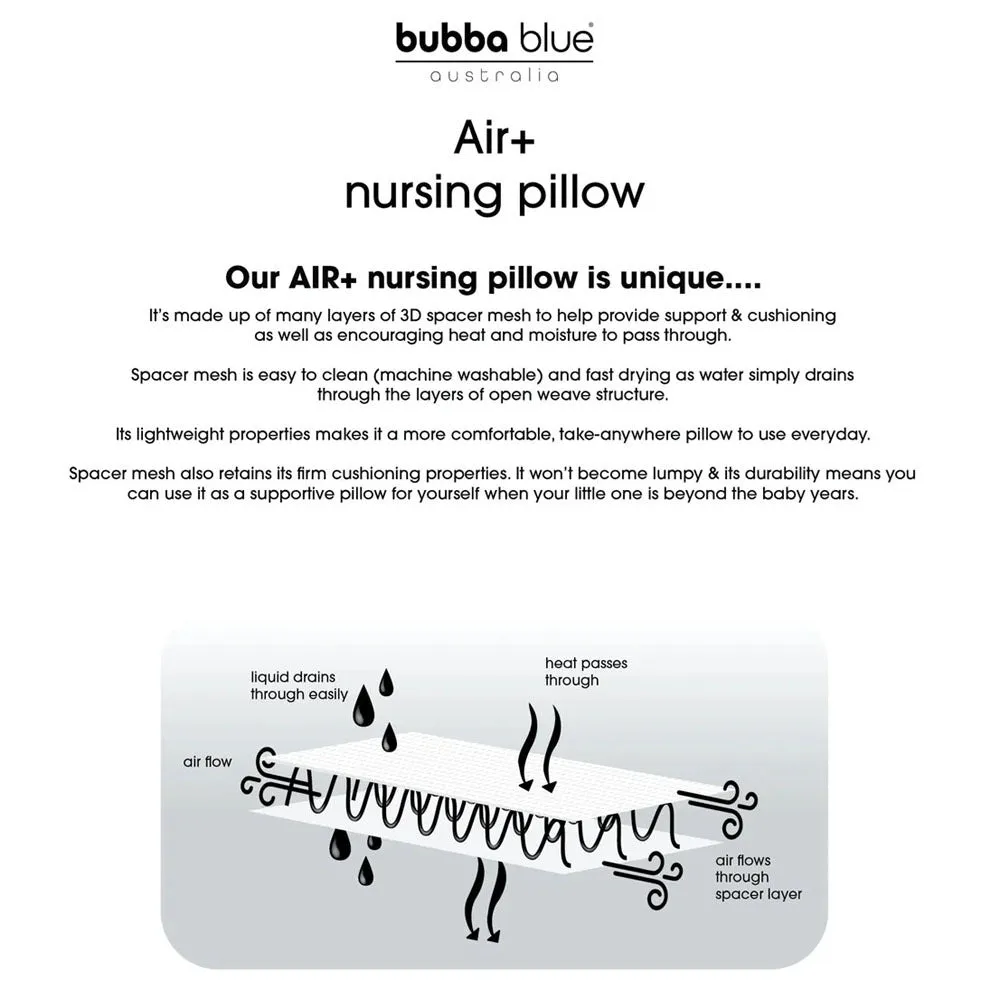 Bubba Blue Nordic Nursing Pillow Berry