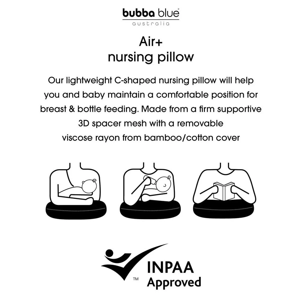 Bubba Blue Nordic Nursing Pillow Berry