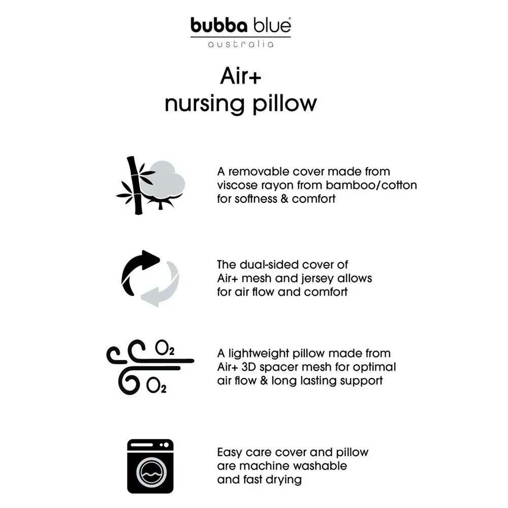 Bubba Blue Nordic Nursing Pillow Berry