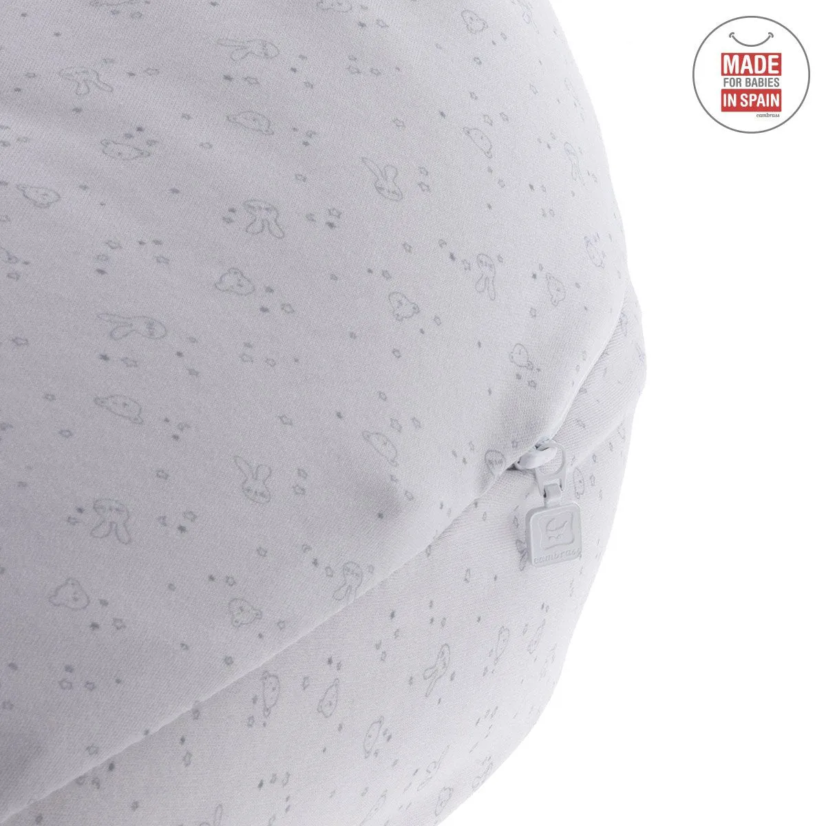 Cambrass Nursing Pillow Moon 613,1 E Grey 80x185x16cm