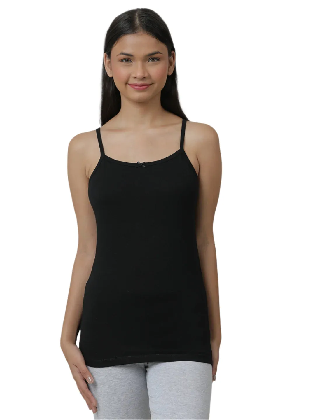 Cami Vests - Black And White Combo Pack of 2