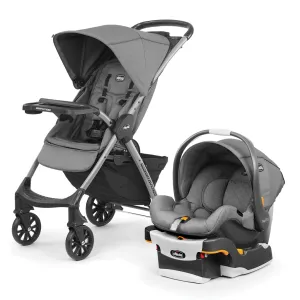 Chicco Mini Bravo Plus Travel System - Slate