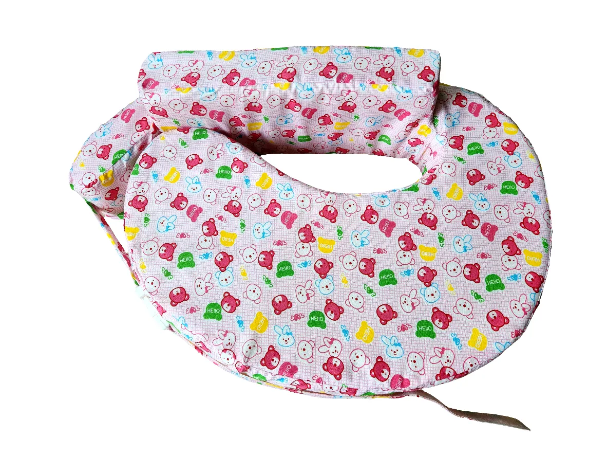 Comfeed Pillows By Nina Nursing and Feeding Pillow - Pink - Teddies