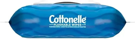 Cottonelle Flushable Wipes Pack Of 10 (560 Wipes)