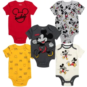 Disney 5 Pack Bodysuits