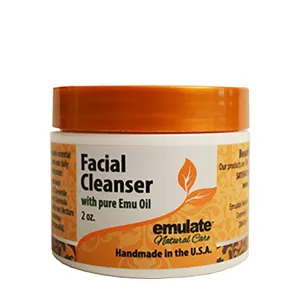 emulate Natural Care Emu Oil Facial Cleanser 2 oz Cream