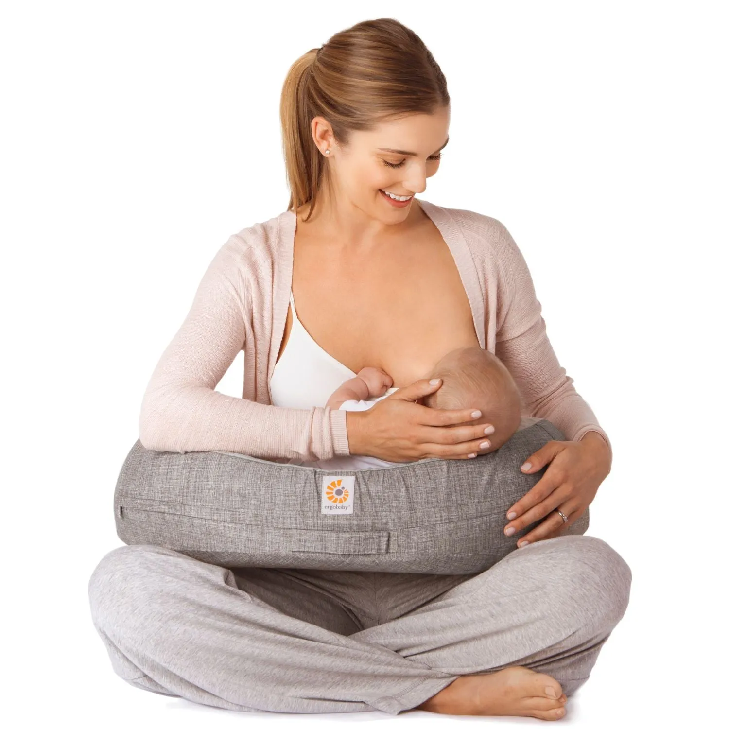 Ergobaby Natural Curve Nursing Pillow - Grey