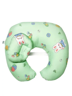 Extra Large Nursing Pillow- My Little Bunny: Green