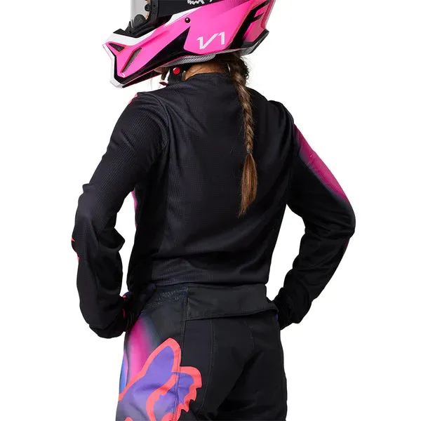 FOX WOMENS 180 TOXSYK JERSEY BLACK/PINK