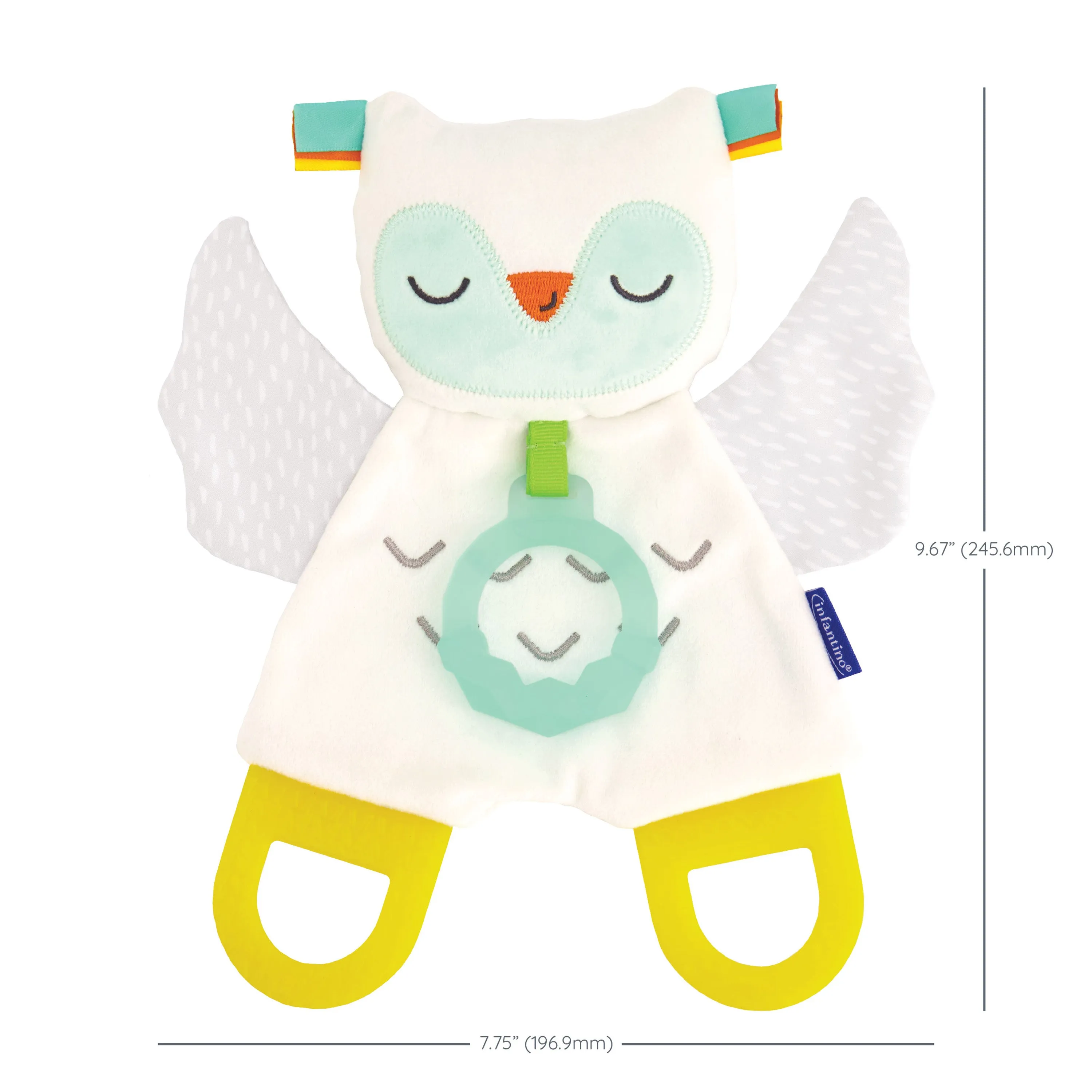 Glow-in-the-Dark Cuddly Teether, Owl