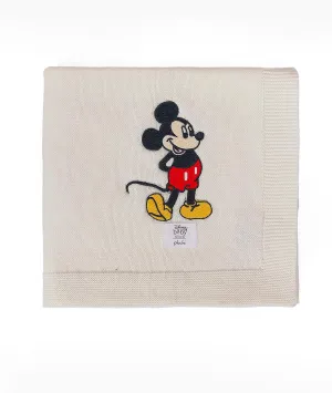 Happy Mickey Disney Cotton Knitted AC Blanket For Baby / Infant / New Born For Use In All Seasons (0-18 Months)