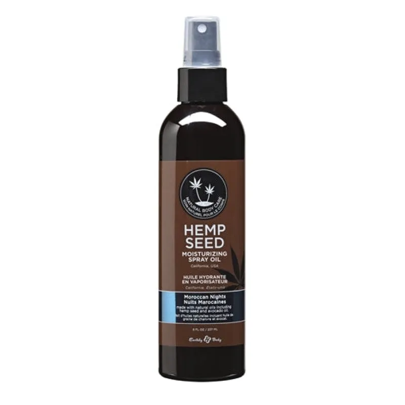 Hemp Seed Moisturizing Spray Oil - 8 Fl. Oz. - Moroccan Nights