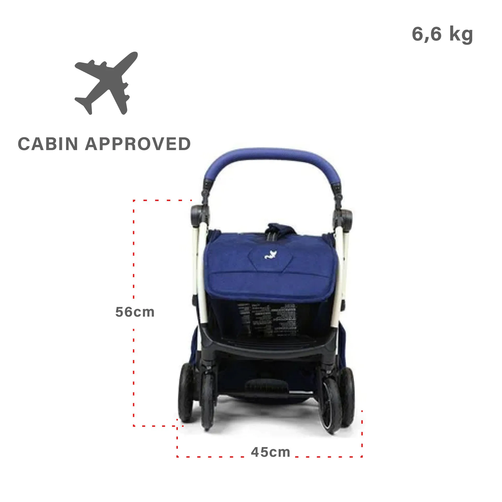 Hexagon Monte Carlo stroller with Monte Carlo Diaper Bag