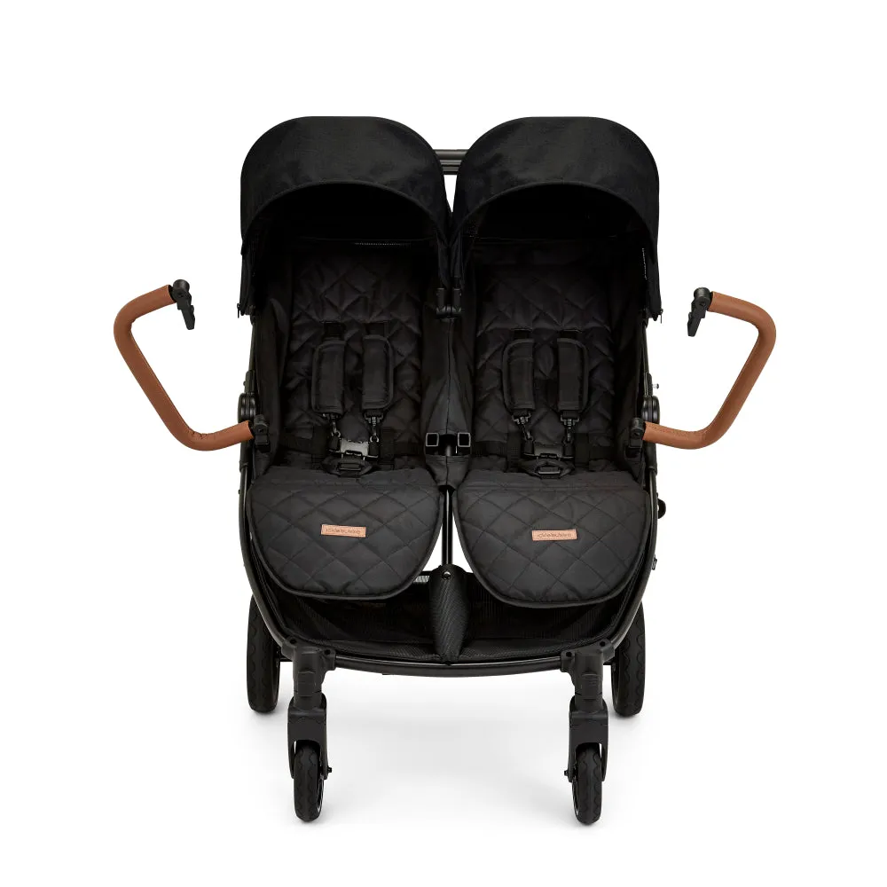 Ickle Bubba Venus Max Double Stroller Black