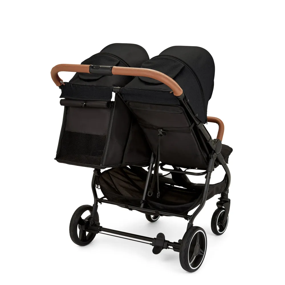 Ickle Bubba Venus Max Double Stroller Black