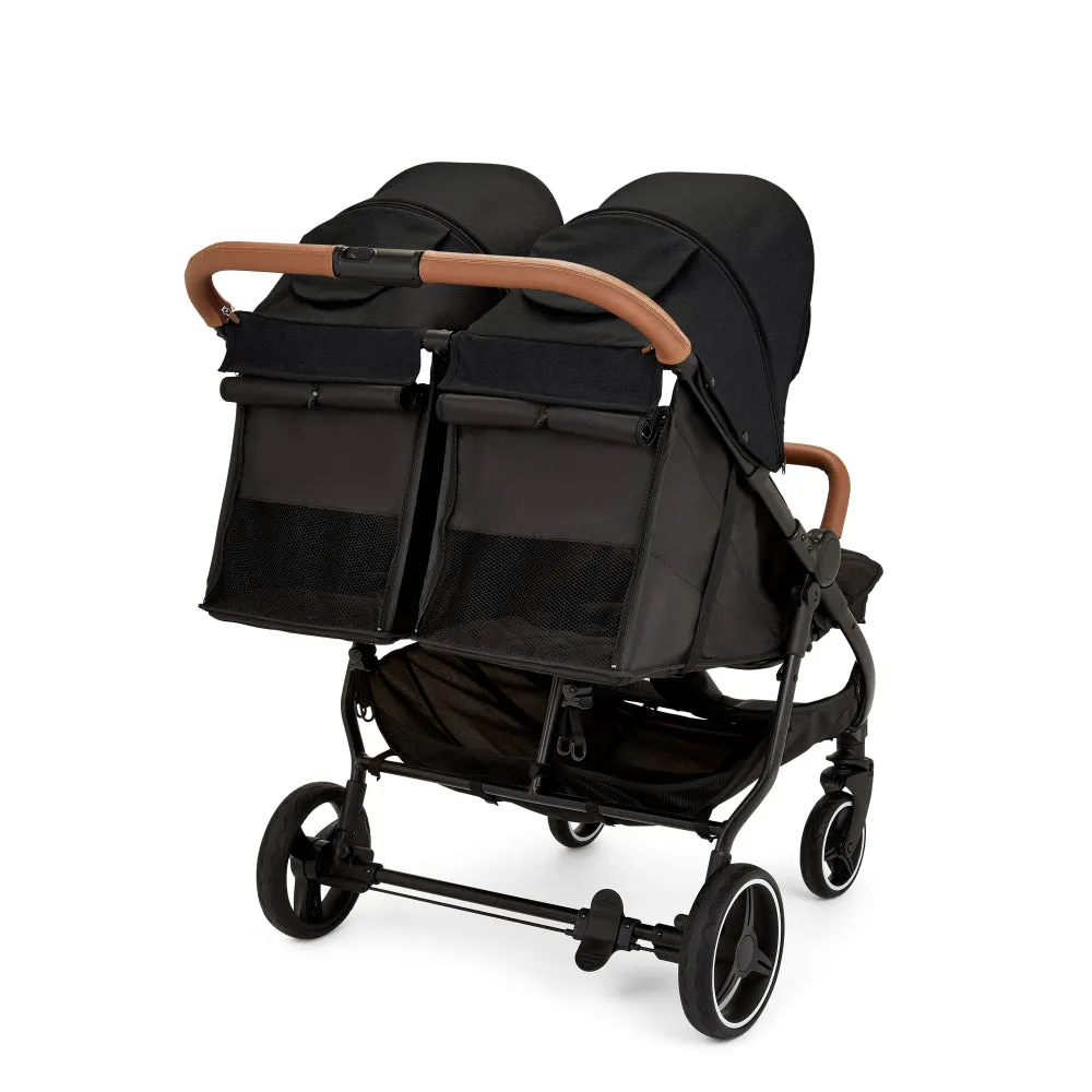 Ickle Bubba Venus Max Double Stroller Black