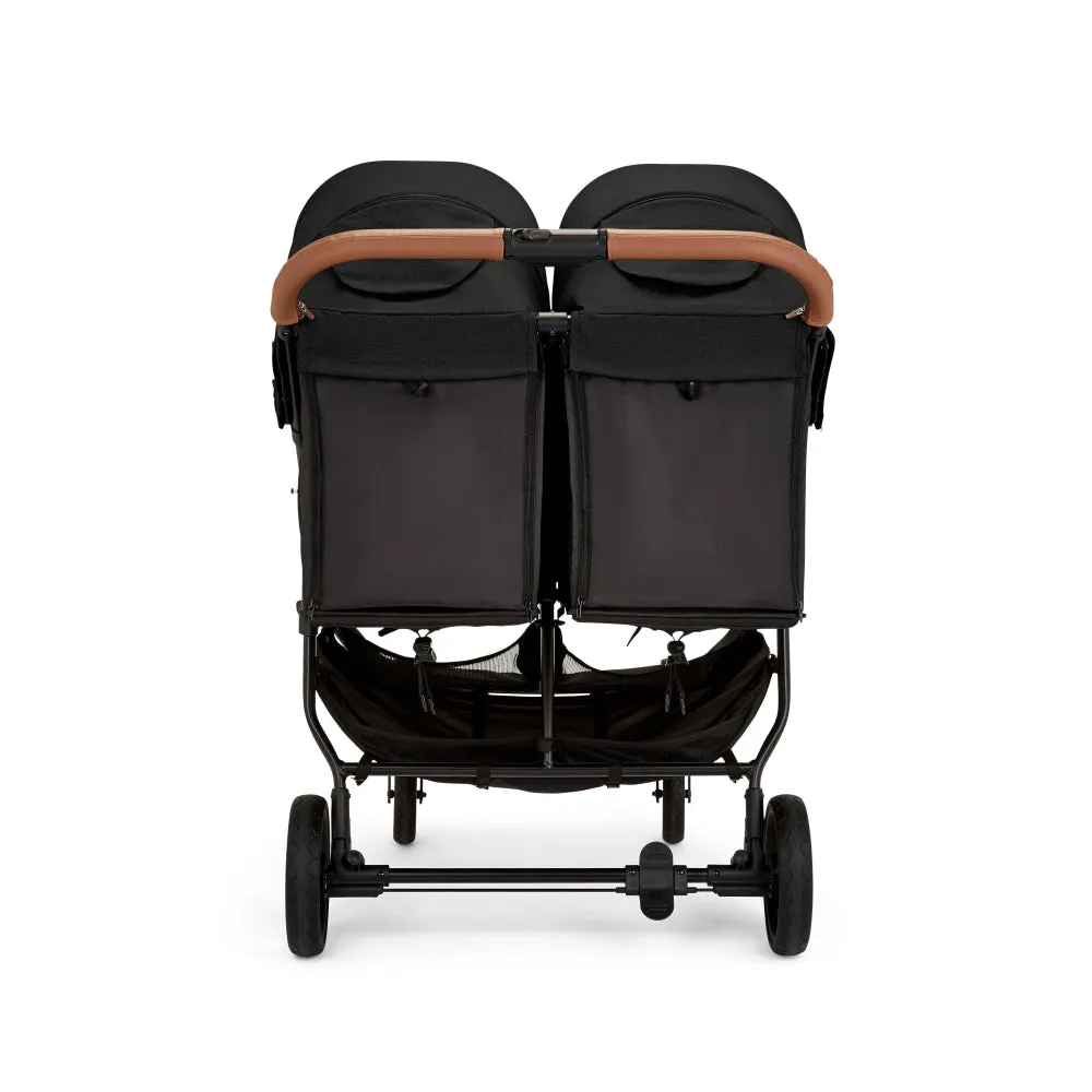 Ickle Bubba Venus Max Double Stroller Black