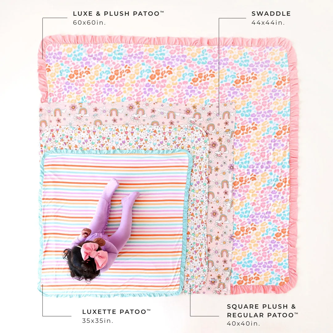 Jessie Minky Ruffled Luxette Patoo® Blanket