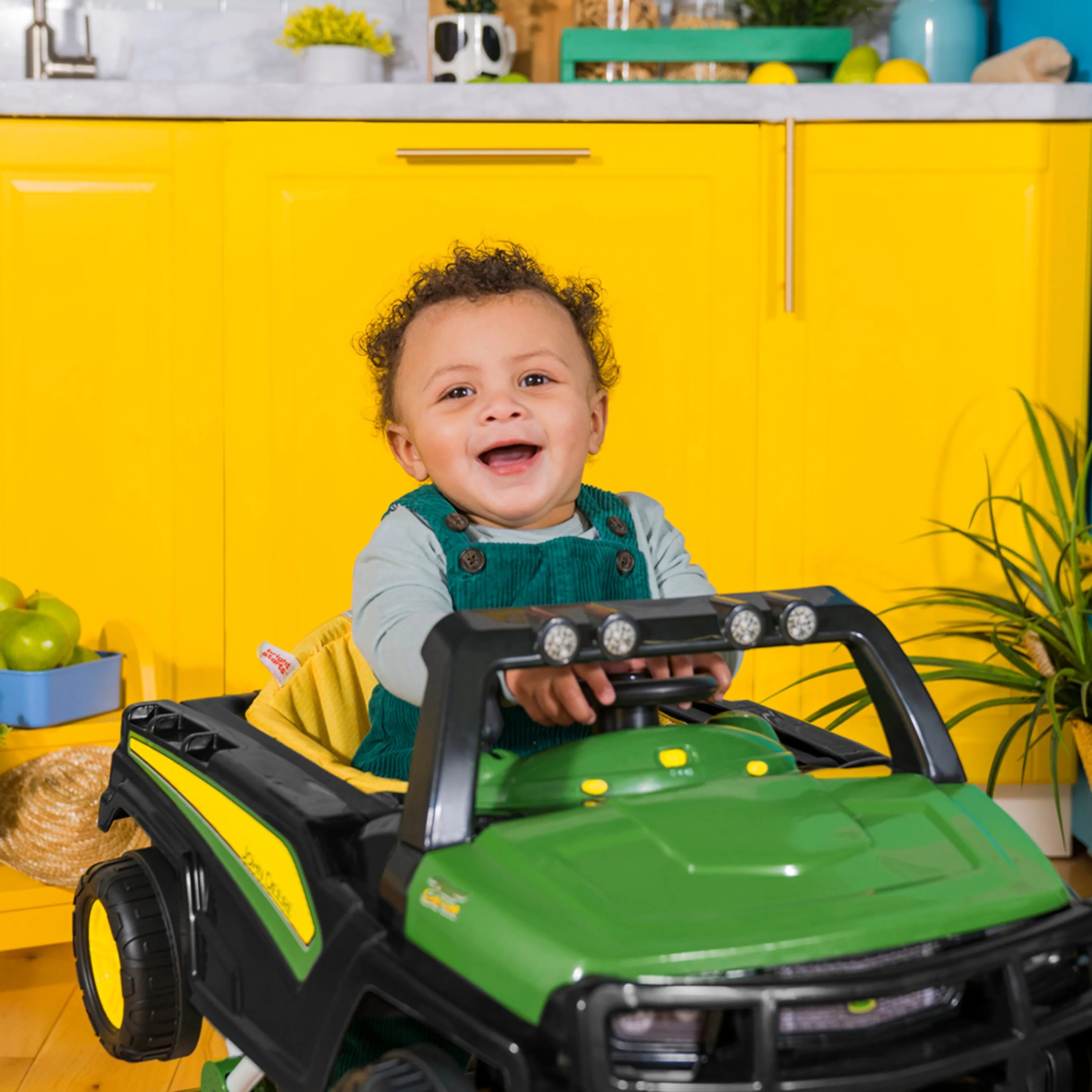 John Deere Gator 4-in-1 Green Baby Activity Walker with 4 Ways to Play