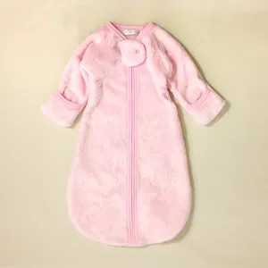 Jungle Plush SleepSack - Pink