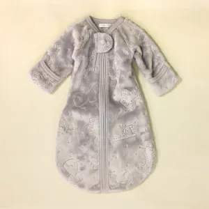 Jungle Plush SleepSack - Silver