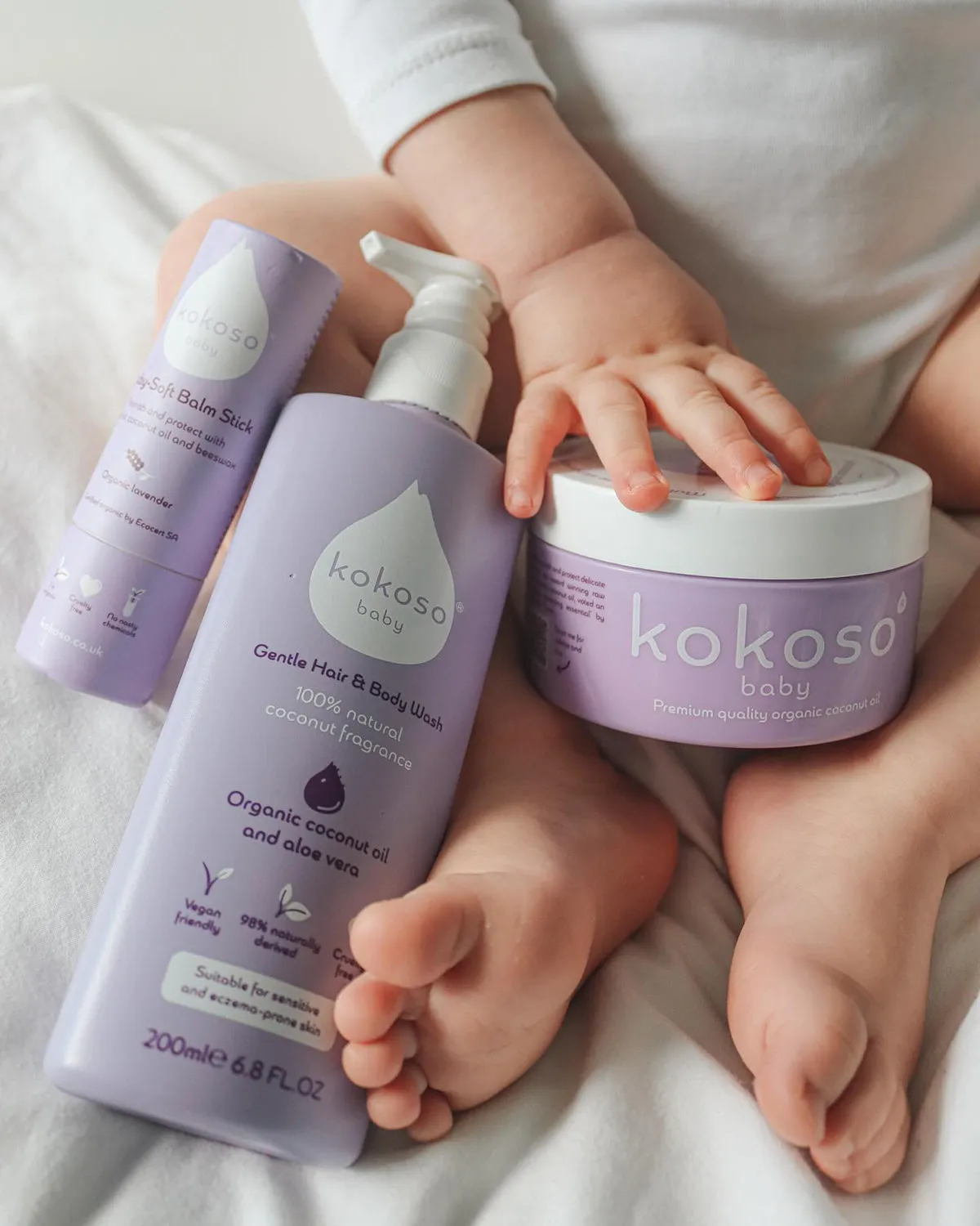 Kokoso Scented Baby Gift Set - Coconut & Lavender