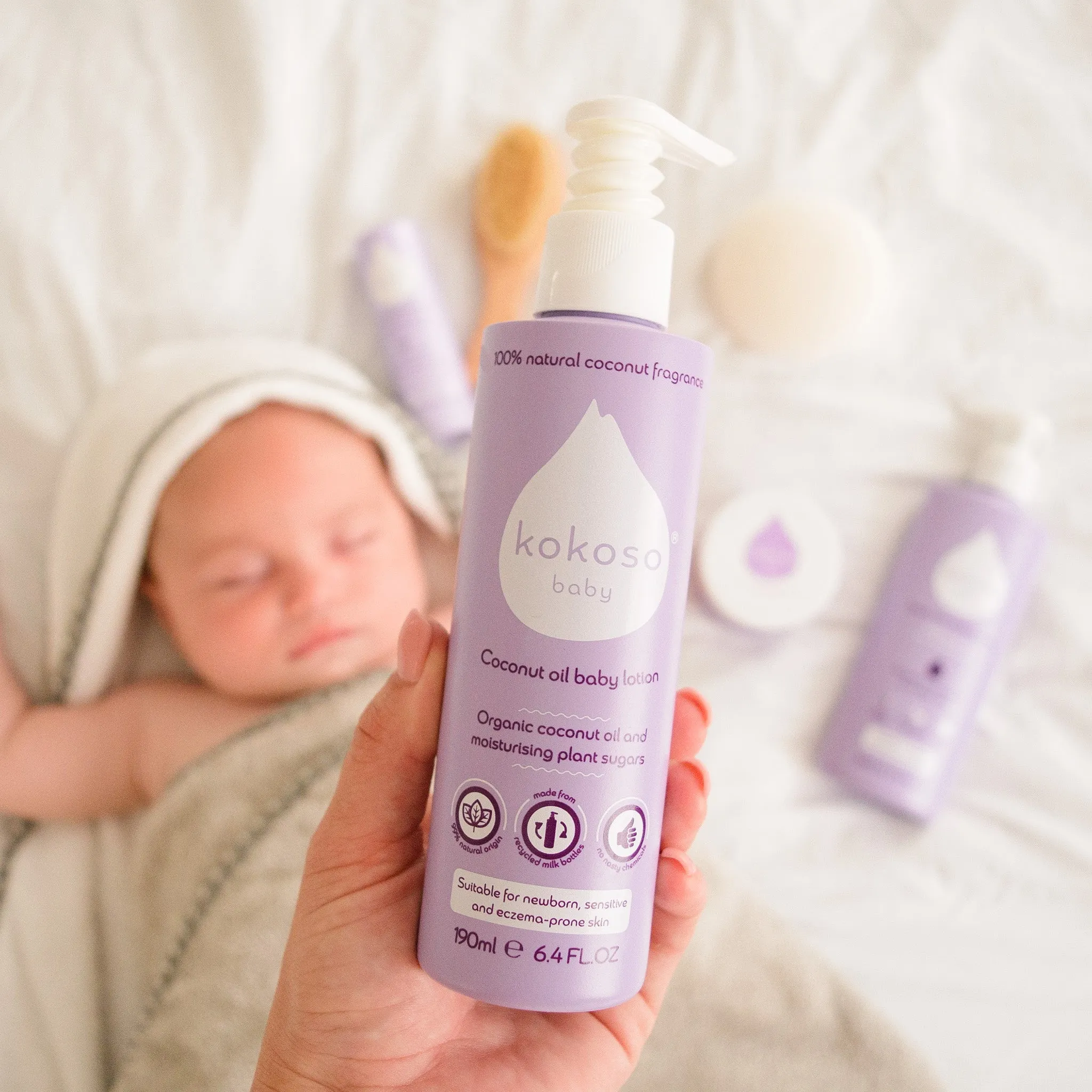 Kokoso Scented Baby Gift Set - Coconut & Lavender