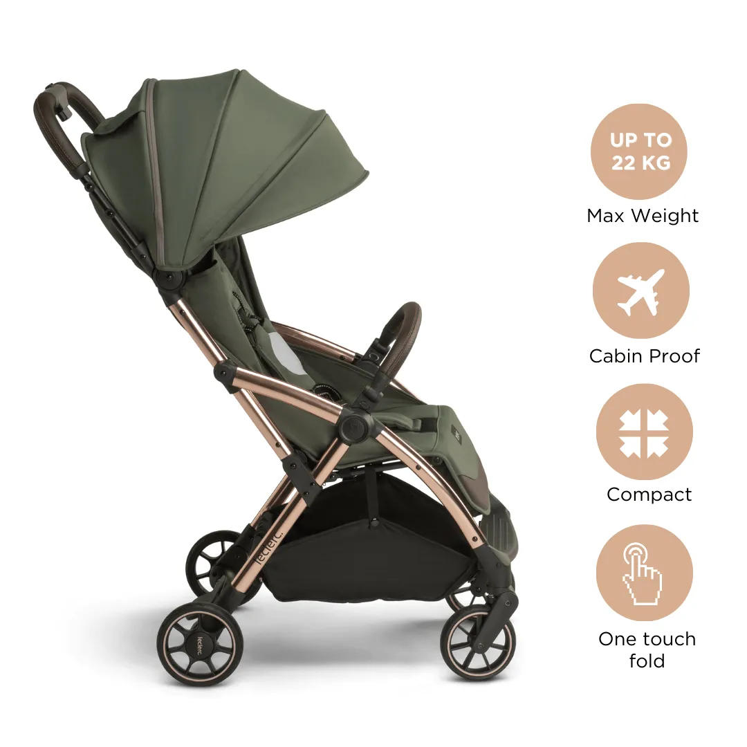 Leclerc Baby Influencer Stroller Black Brown