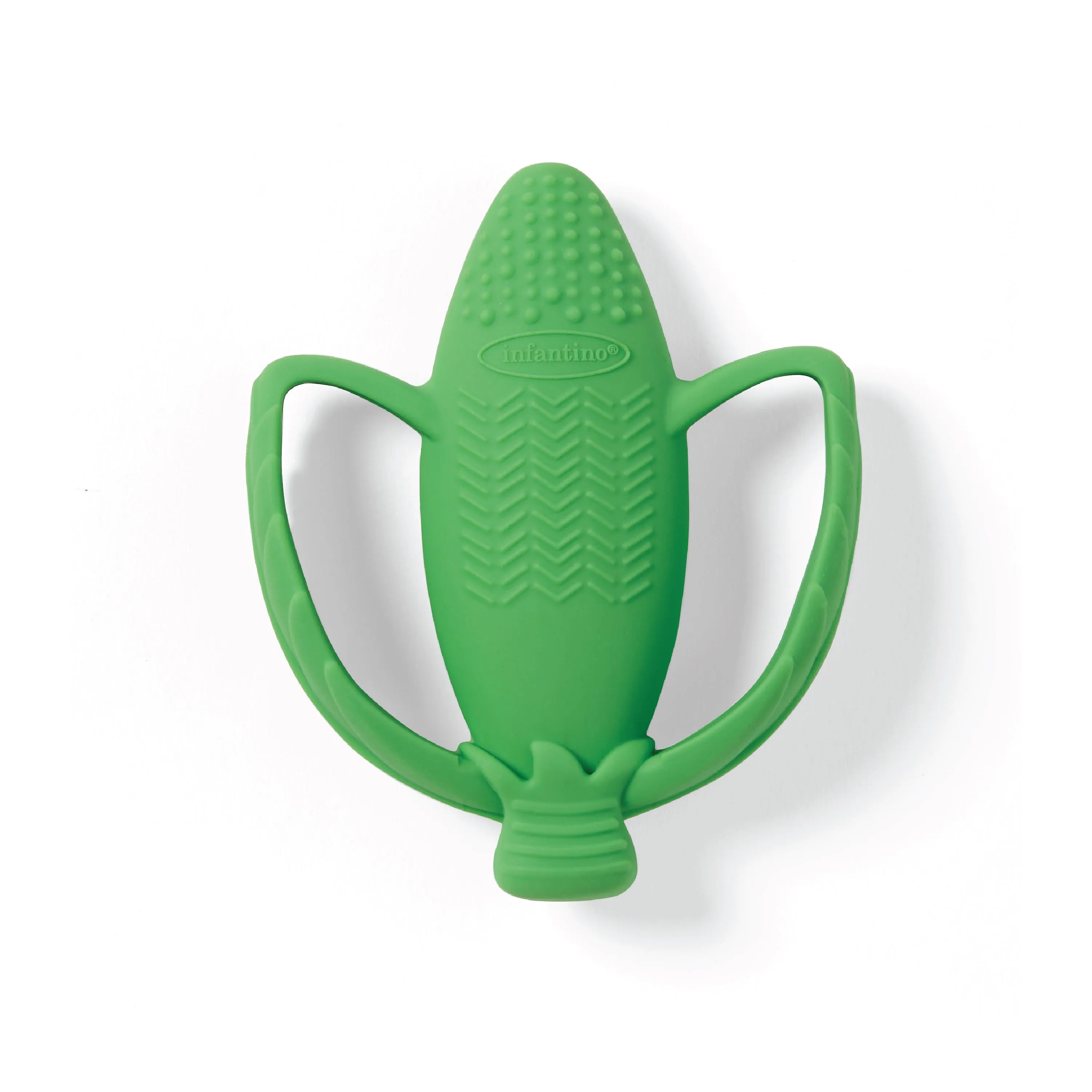 Lil' Nibbles Textured Silicone Teether - Peas