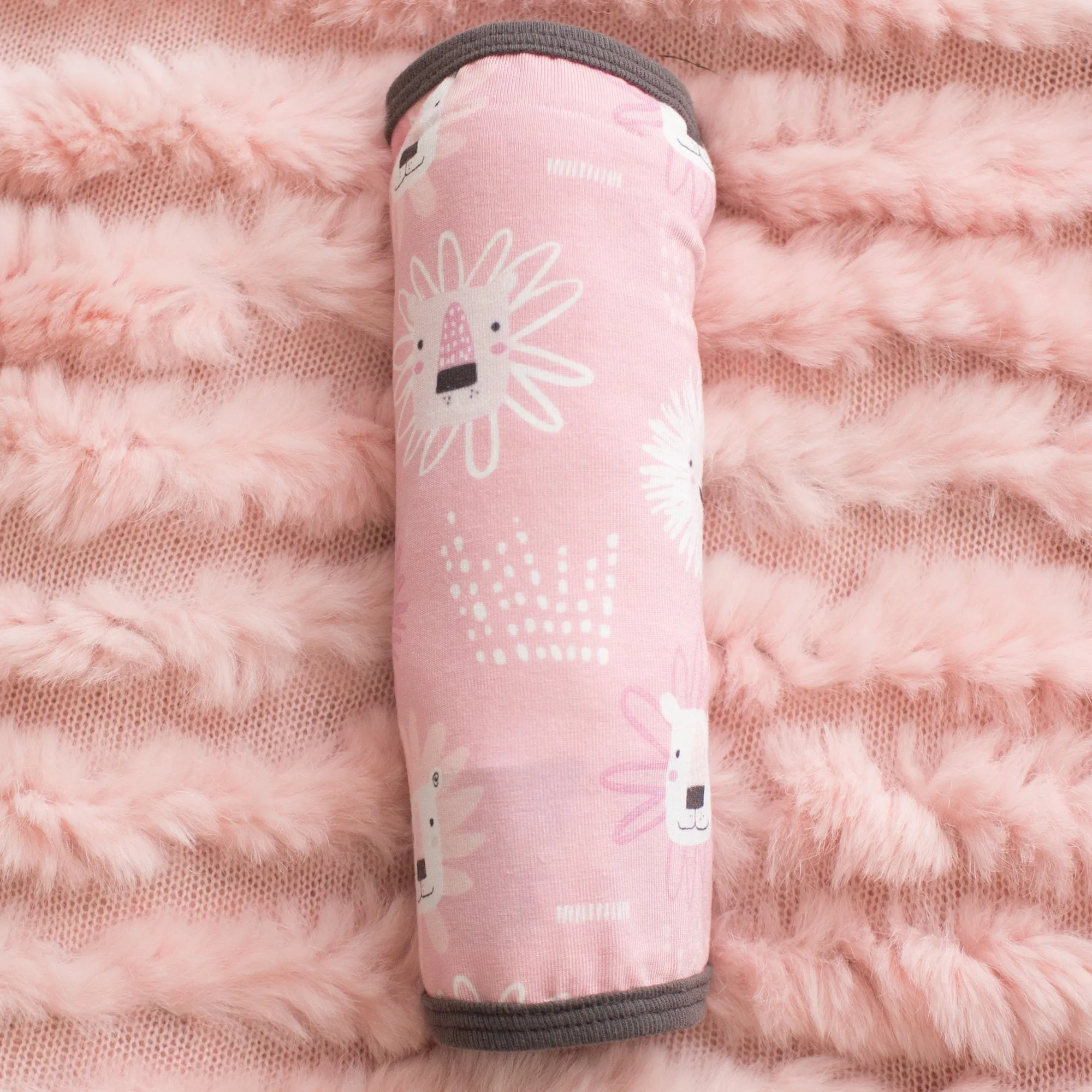 Lions Pink Swaddle