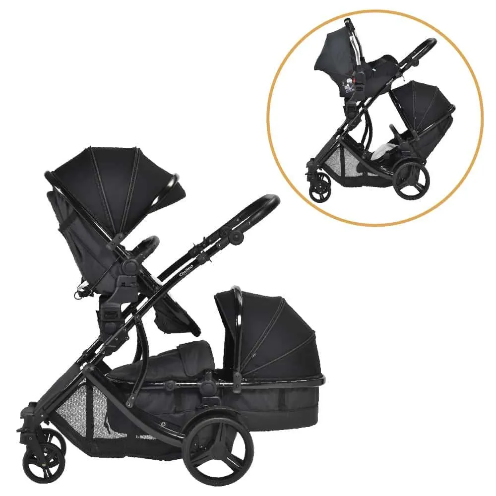 Lunar Twin stroller collection