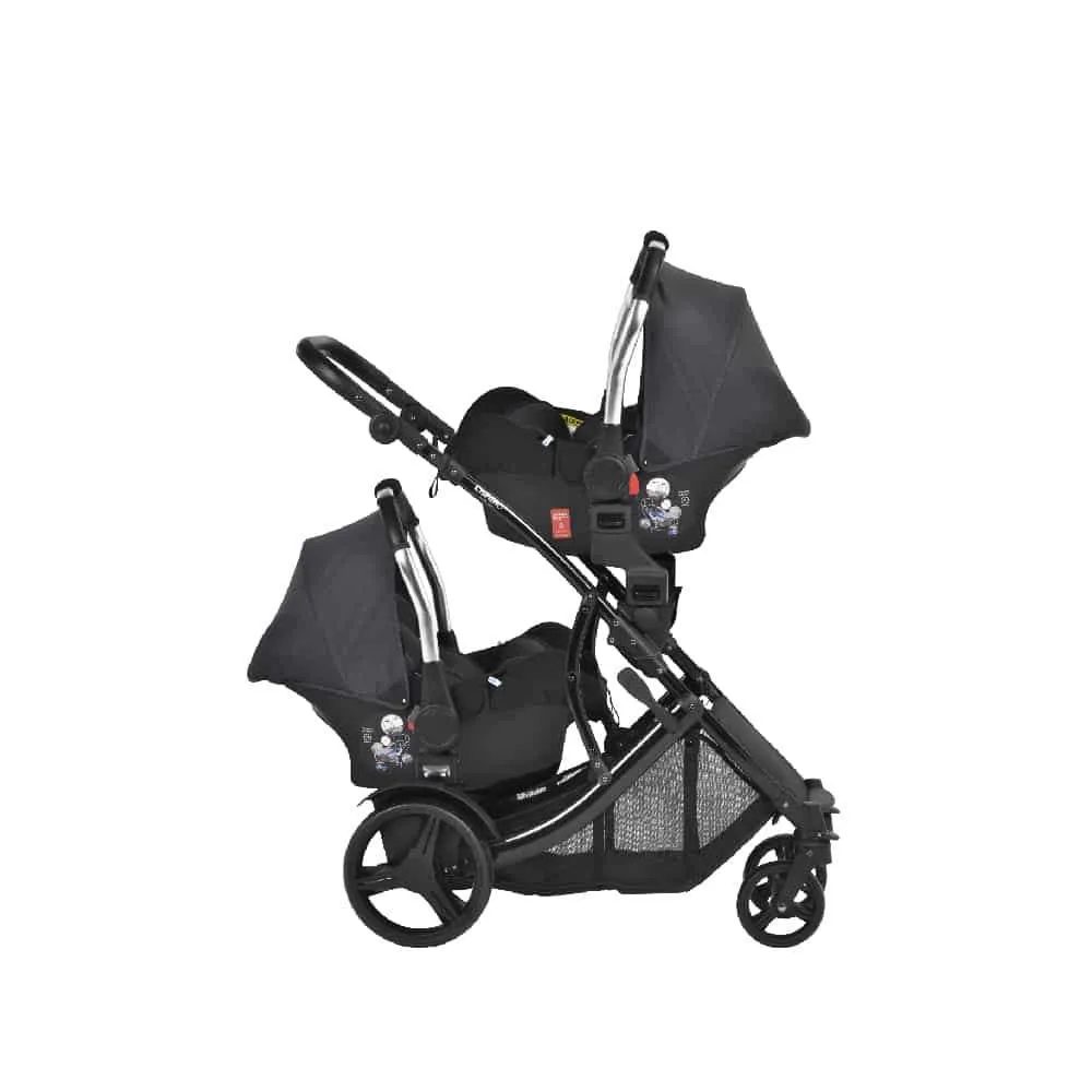 Lunar Twin stroller collection