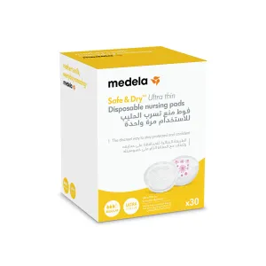 Medela - Safe & Dry Ultra Thin Disposable Absorbent Nursing Pads 30 pcs