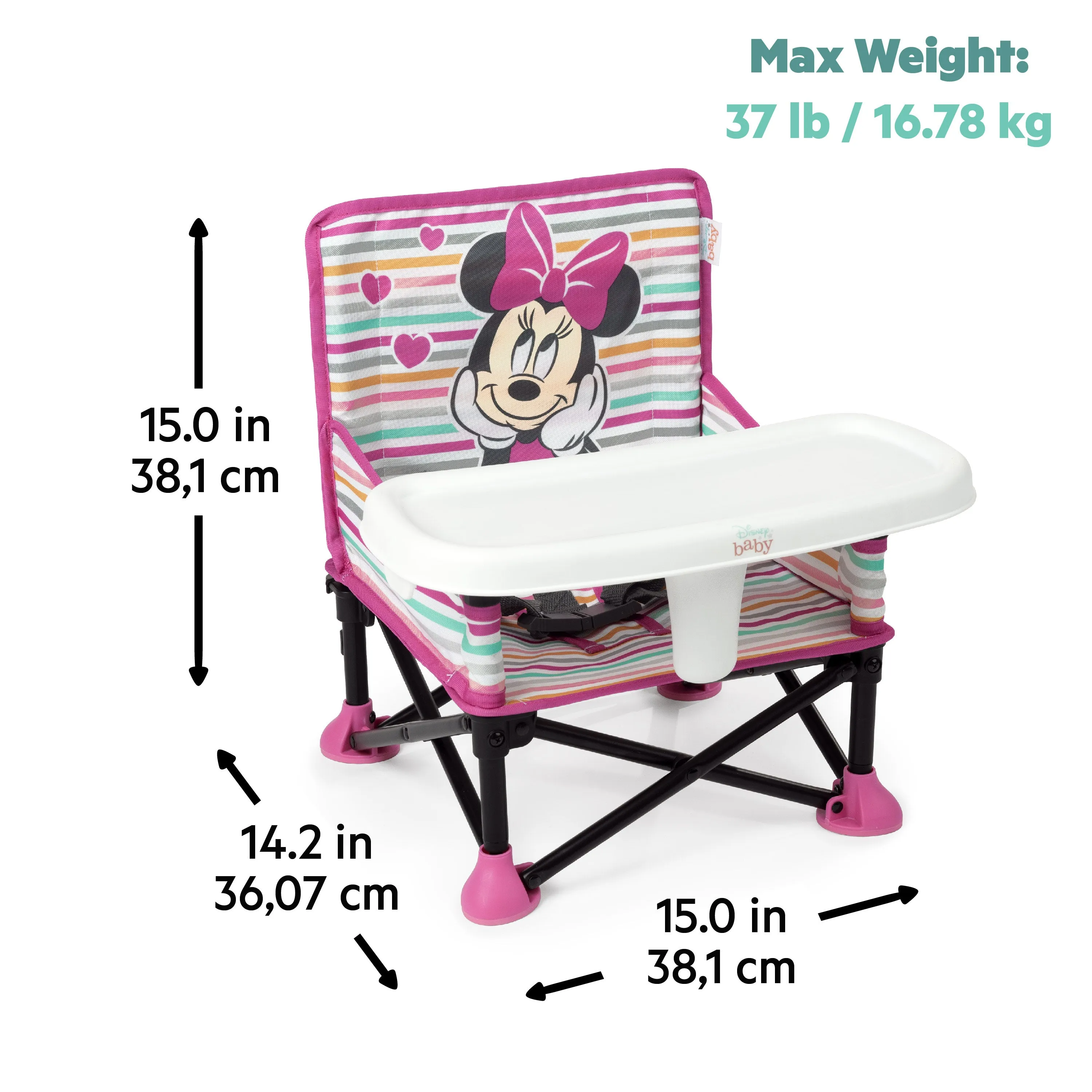 MINNIE MOUSE Pop N Sit Portable Booster Seat