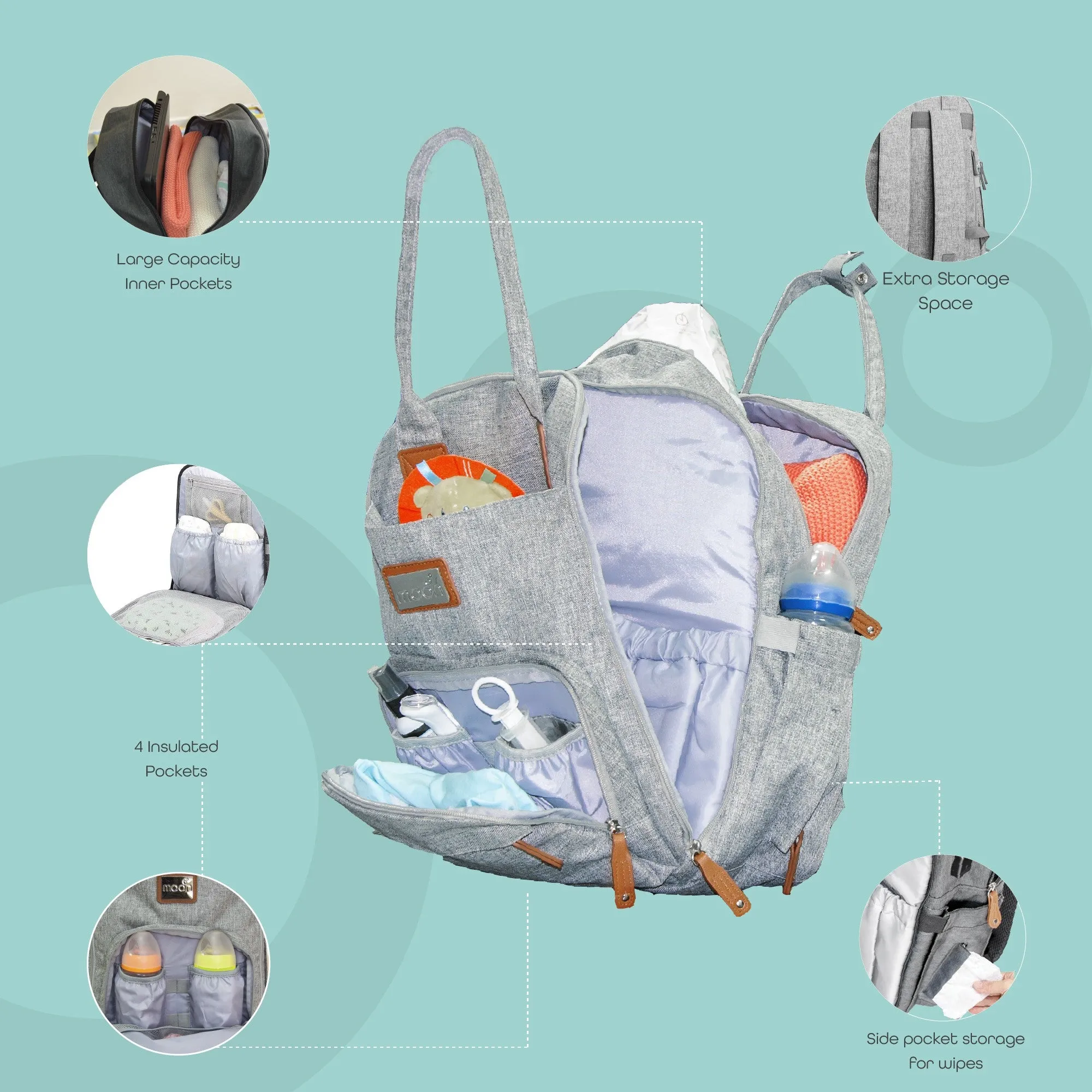 Moon Kary Me Diaper Bags Birth to Adult